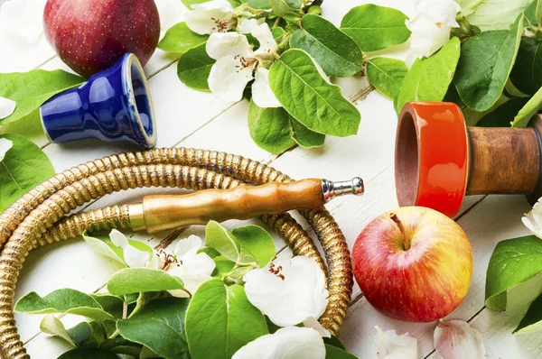 Tabac Shisha Avec Goût Fruits Narguilé Avec Tabac Pomme Kalian — Photo