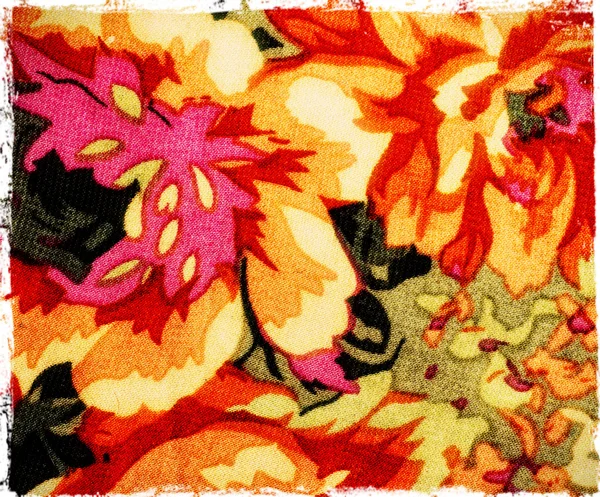 Pièce de tissu textile dans un style vintage — Photo