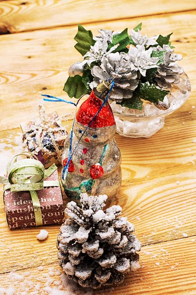 Glass Christmas toy — Stock Photo, Image