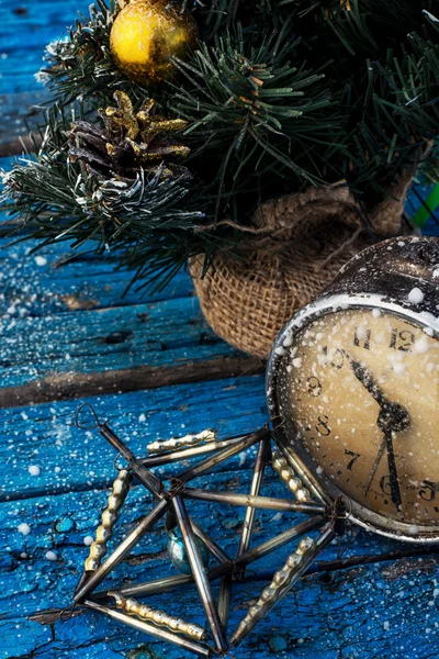 Kerst accessoires in vintage stijl — Stockfoto