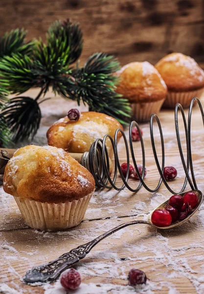 Bolo de esponja de bufê de ano novo — Fotografia de Stock