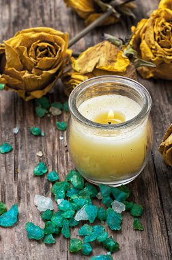 spa uygulamaları için aromatik deniz tuzu