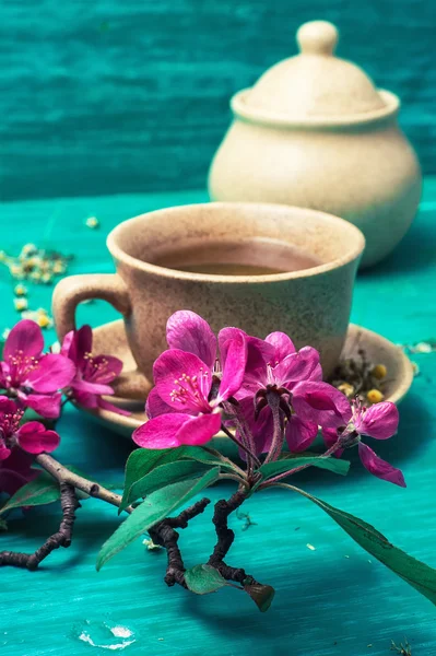 Çiçek çay — Stok fotoğraf
