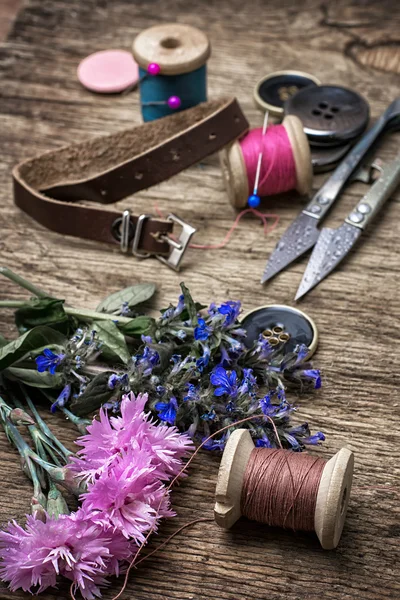 Strumenti per cucire — Foto Stock