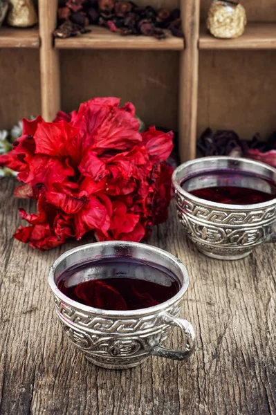 Hibiscus Çayı — Stok fotoğraf