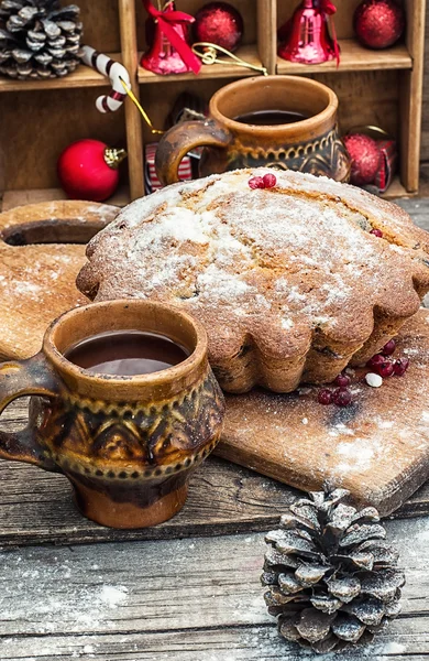 Weihnachtskuchen — Stockfoto