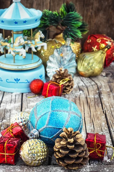 Jouets de Noël héritage pour les vacances — Photo