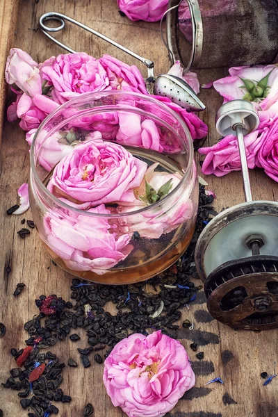 Brotes de rosa de té —  Fotos de Stock