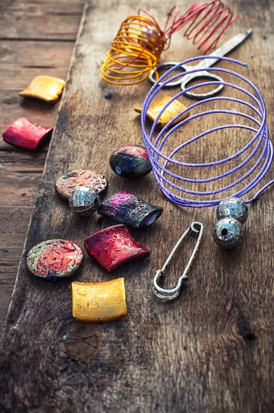 Stylish beads for needlework — Stock Photo, Image
