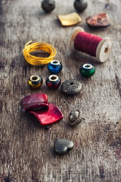 Stylish beads for needlework — Stock Photo, Image