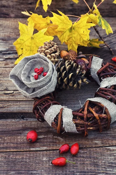 Höst krans garland — Stockfoto