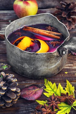 sonbahar ve mulled şarap