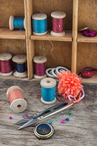 Tools and accessories needlework — Stock Photo, Image