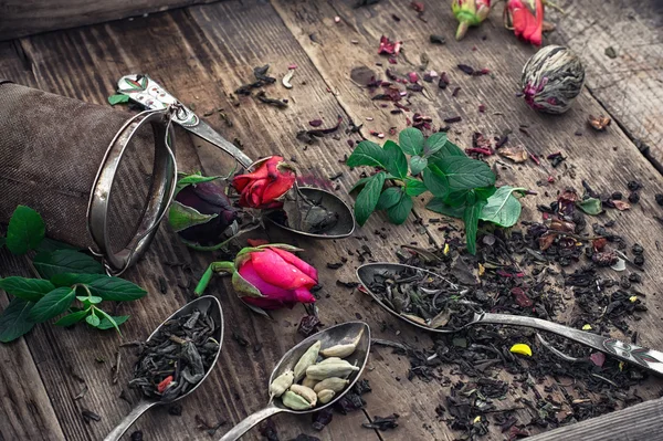 Kuru çay yaprakları — Stok fotoğraf