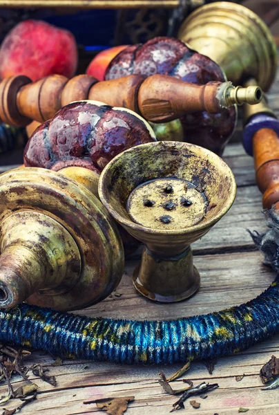 Eastern hookah with fruit — Stock Photo, Image