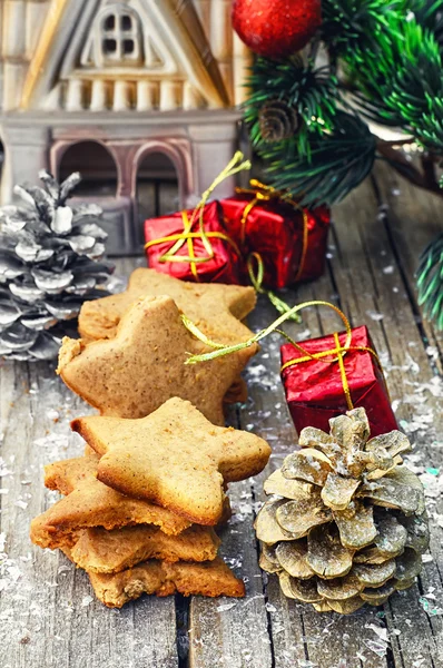 Kerstkoekjes handgemaakte — Stockfoto