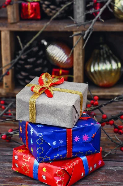 Caja de regalo para Navidad —  Fotos de Stock