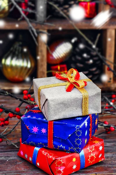 Caja de regalo para Navidad —  Fotos de Stock