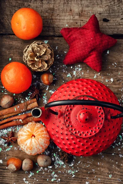 Warming winter tea — Stock Photo, Image