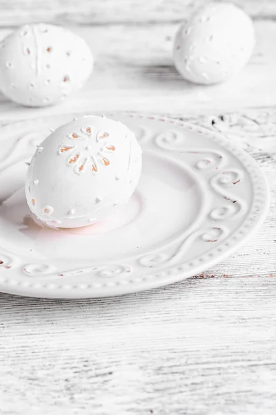 Výzdoba vyřezávané vejce — Stock fotografie