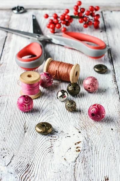 Accessories for home crafts — Stock Photo, Image