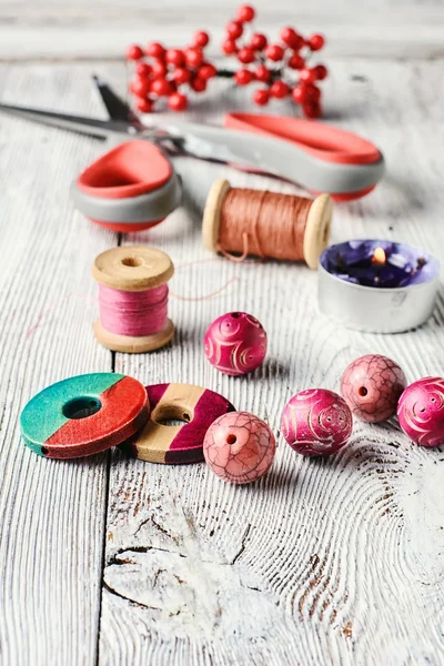 Accessories for home crafts — Stock Photo, Image