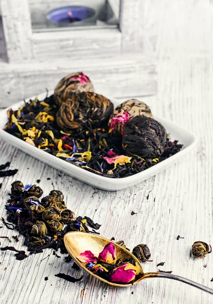 Varieties of teas — Stock Photo, Image