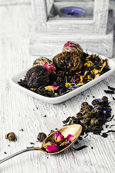 Varieties of teas — Stock Photo, Image