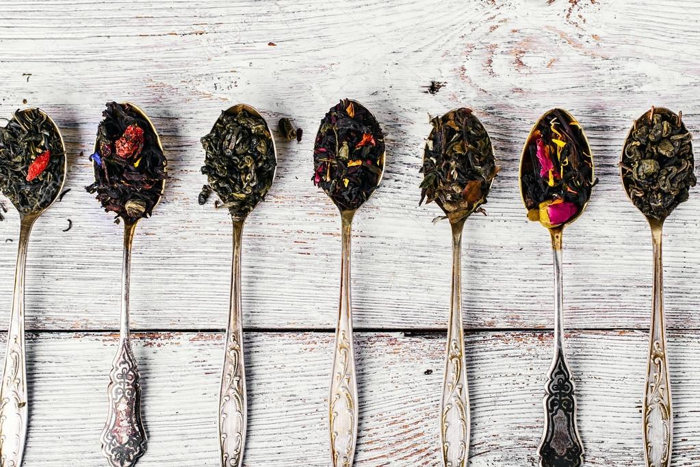 Varieties of teas