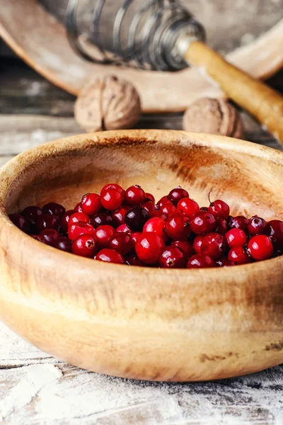 Ripe and flavorful cranberries — Stock Photo, Image