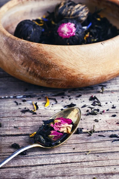 Odrůdy sypané čaje — Stock fotografie