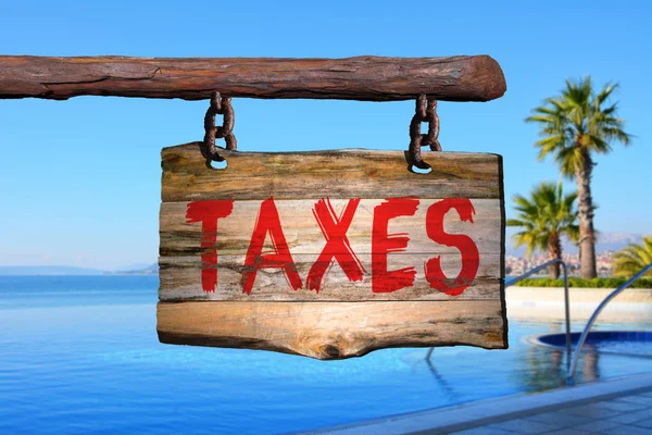 税收激励短语标志 — 图库照片