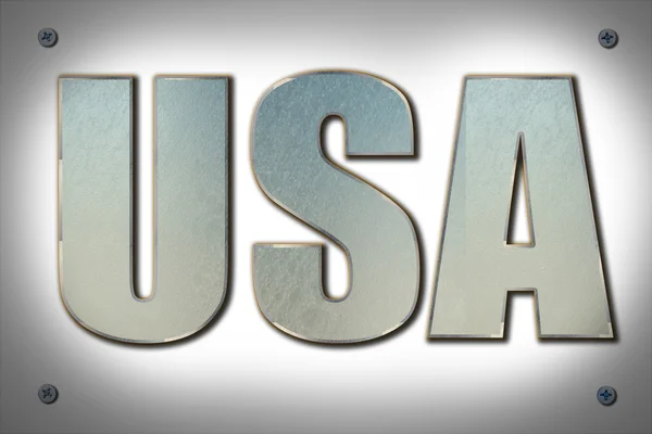 USA znak — Zdjęcie stockowe