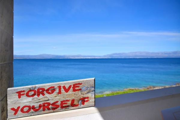 Forgive yourself — Stock Photo, Image