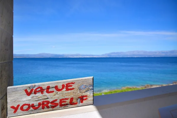 Value yourself — Stock Photo, Image