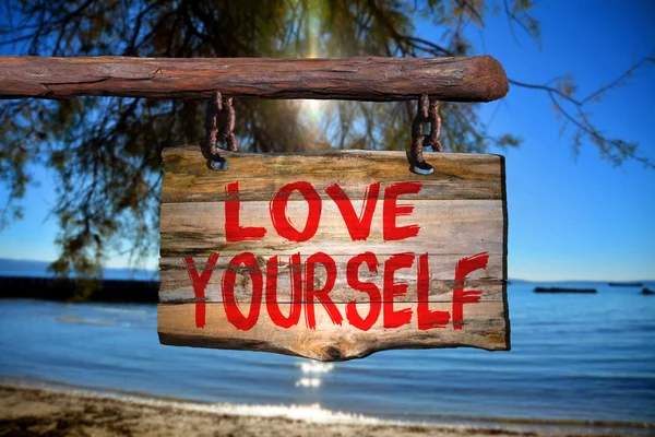 Hou van jezelf. — Stockfoto