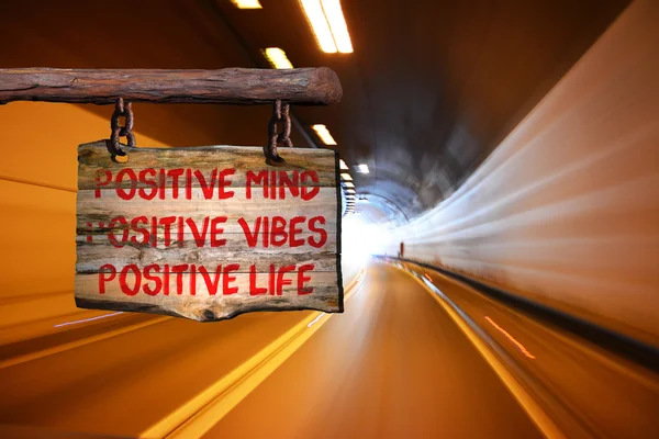 Pozitivitás módosítása jel élet — Stock Fotó