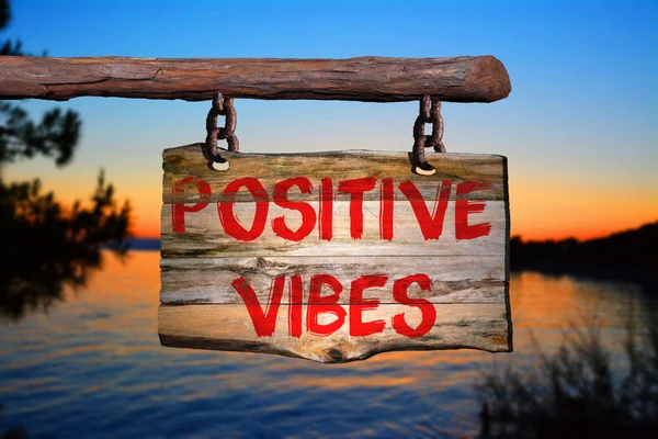 Segno di vibrazioni positive — Foto Stock