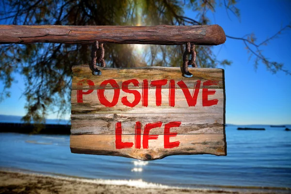 Sinal de vida positivo — Fotografia de Stock