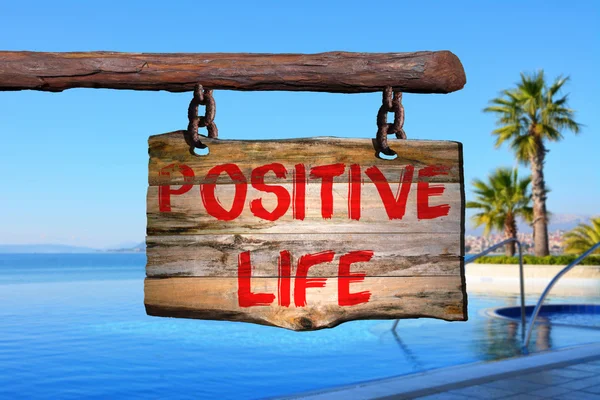 Signo de vida positivo — Foto de Stock