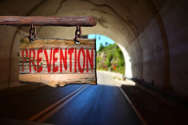 Prävention als Motivationszeichen — Stockfoto