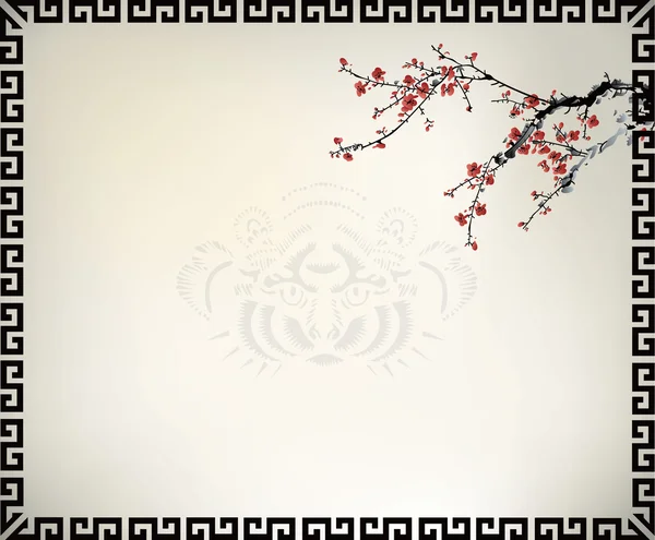 Китайская оконная рама — стоковый вектор