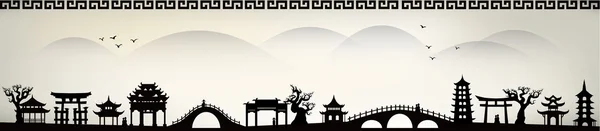 Китай-місто — стоковий вектор