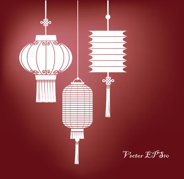 Chinese lantern — Stockvector