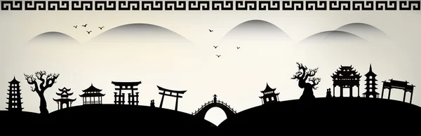 เมืองจีน — ภาพเวกเตอร์สต็อก