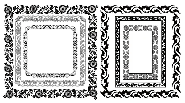 Floral frame — Stock Vector