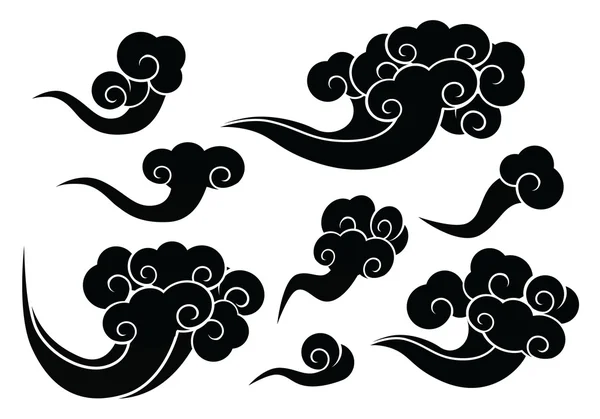 Chinese lucky cloud — Stock Vector