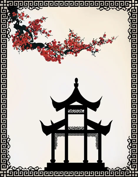 Vector chinese theme — Stock Vector