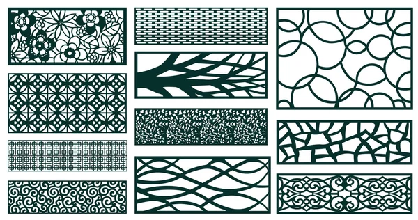 Decor pattern collections — Stock Vector