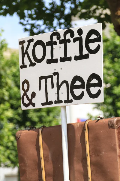 Coffee and tea sign — Stock Photo, Image